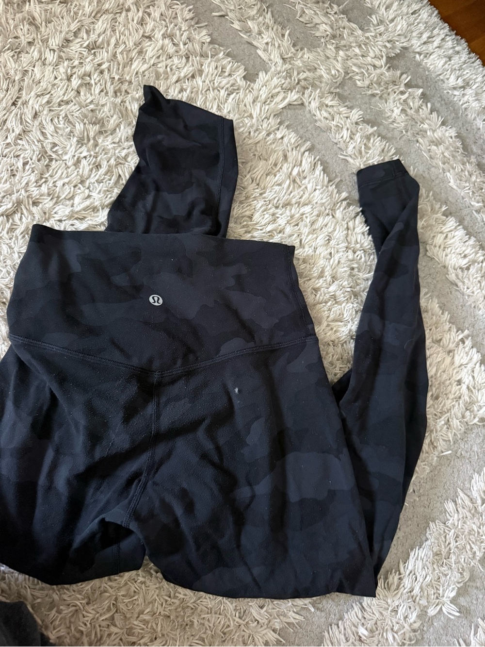 lululemon athletica Black Camo High-Rise Leggings